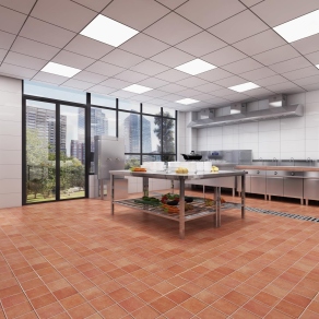 现代餐厅后厨3D模型下载